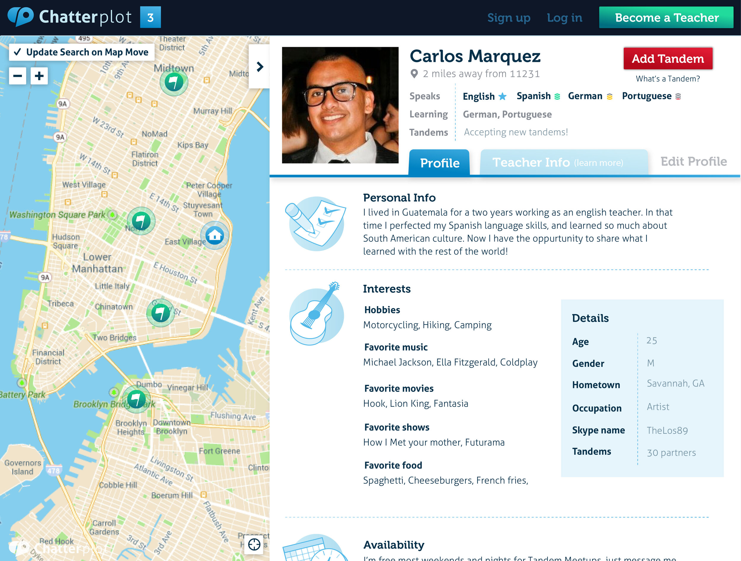 Profile design