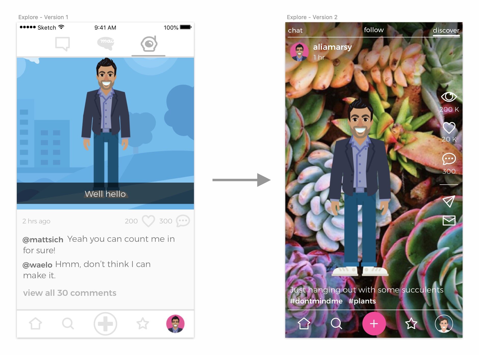 Design update: Feed